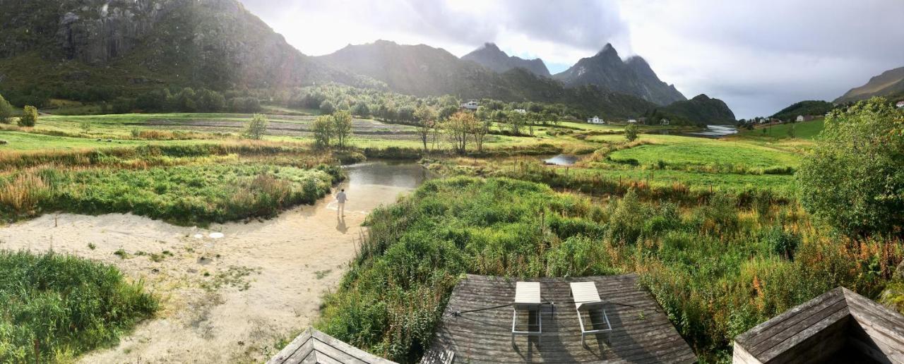 Lofoten Fjord Lodge Saupstad  ภายนอก รูปภาพ