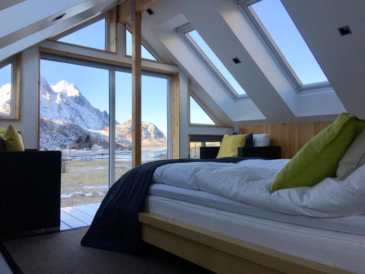 Lofoten Fjord Lodge Saupstad  ภายนอก รูปภาพ