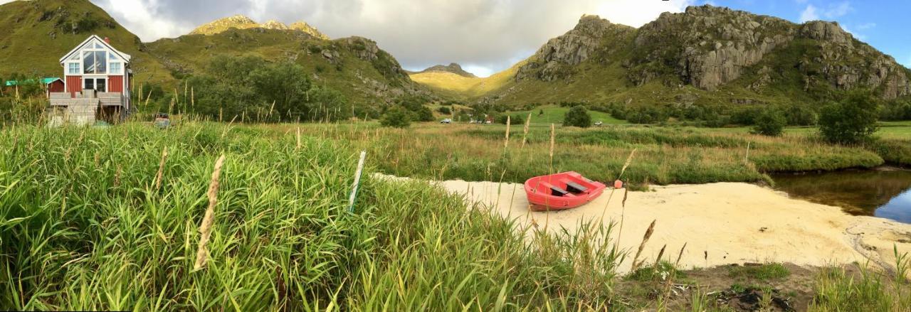 Lofoten Fjord Lodge Saupstad  ภายนอก รูปภาพ