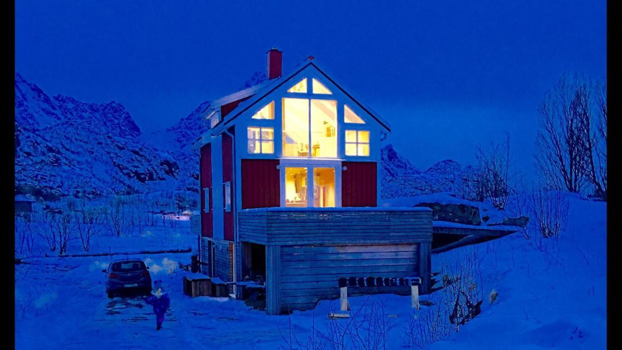 Lofoten Fjord Lodge Saupstad  ภายนอก รูปภาพ