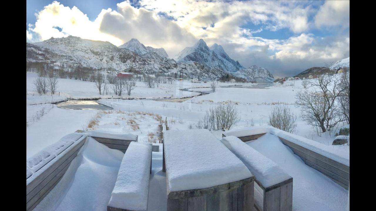 Lofoten Fjord Lodge Saupstad  ภายนอก รูปภาพ