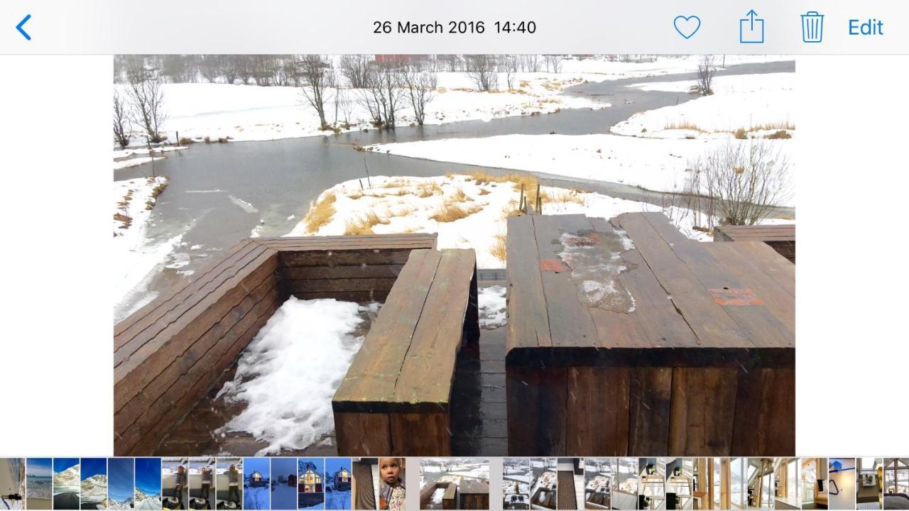 Lofoten Fjord Lodge Saupstad  ภายนอก รูปภาพ