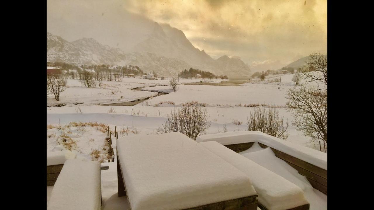 Lofoten Fjord Lodge Saupstad  ภายนอก รูปภาพ